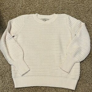 LOFT cream sweater